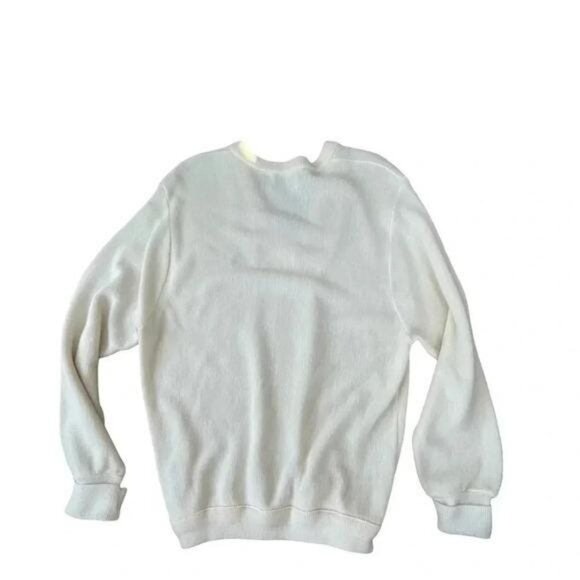 Vintage 1990s IZOD Made in USA V-Neck Knit Sweater – Preppy Embroidered Logo, XL - Picture 3 of 9